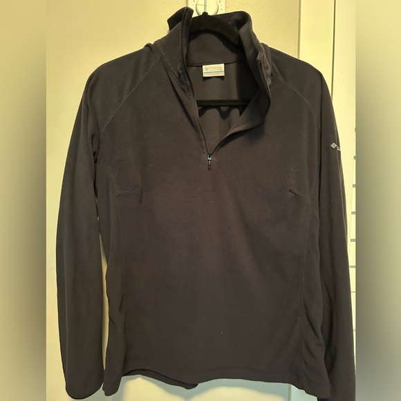 Black fleece 1/4 zip pullover - Picture 3 of 3